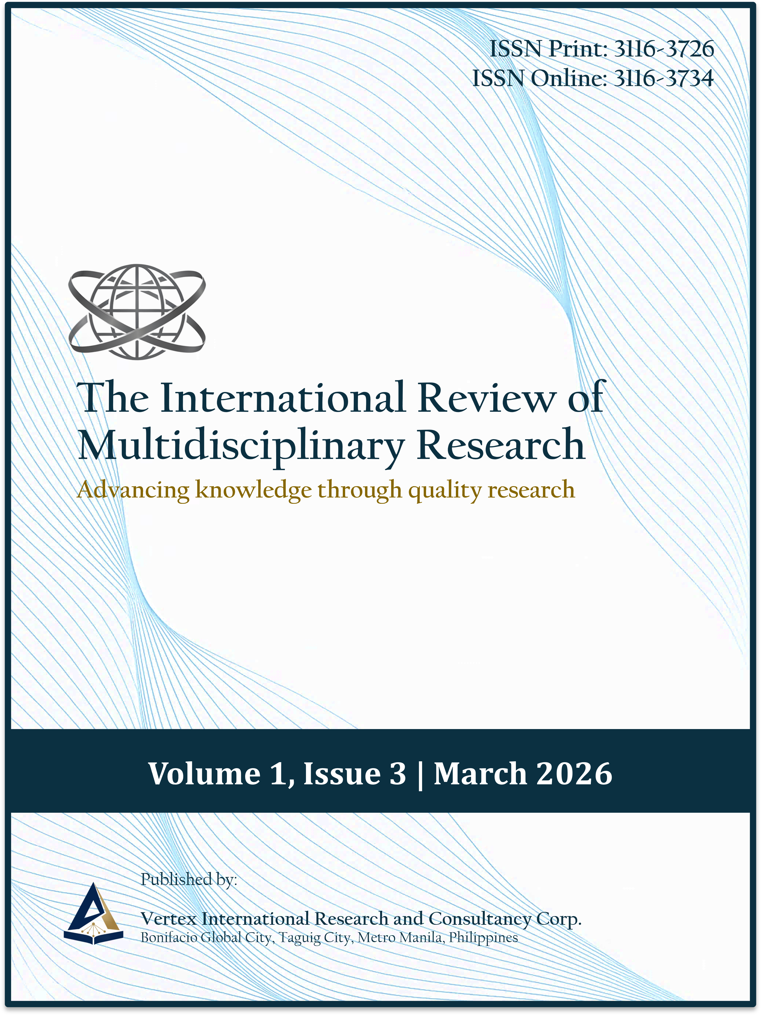 					View Vol. 1 No. 3 (2026): The International Review of Multidisciplinary Research
				